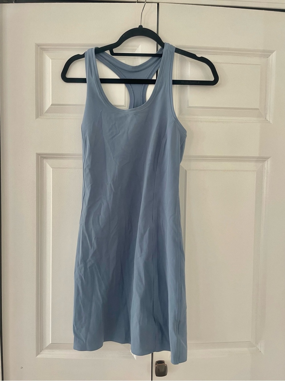 Athleta Cottage Blue Racerback On My Way Dress - Picture 3 of 4